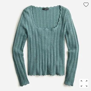NWOT JCREW teal top